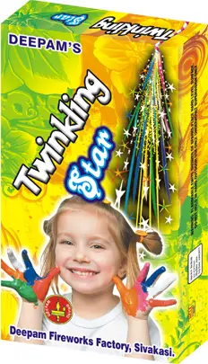 4" Twinkling Star