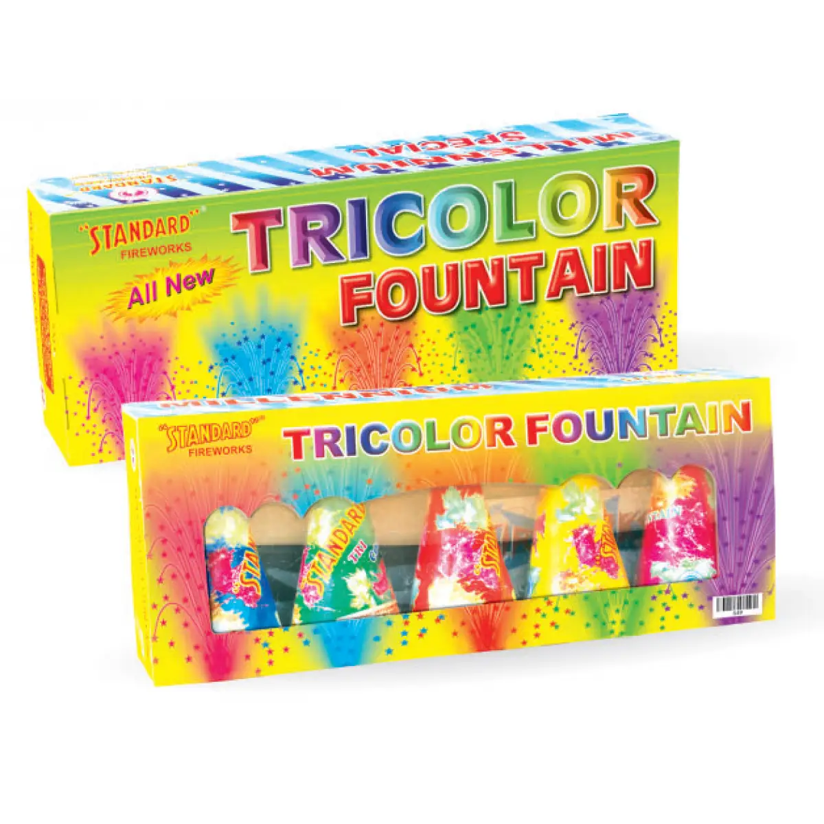 Tri Colour Fountain (5Pcs)